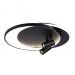 Светильник светодиодный AMBRELLA LIGHT COMFORT FL51393/1+2 BK 3000К-6400К 65W черный, пульт ДУ