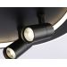 Светильник светодиодный AMBRELLA LIGHT COMFORT FL51393/1+2 BK 3000К-6400К 65W черный, пульт ДУ