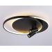Светильник светодиодный AMBRELLA LIGHT COMFORT FL51393/1+2 BK 3000К-6400К 65W черный, пульт ДУ