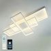 Люстра светодиодная управляемая ESTARES SVEN 120W 3S-APP-900x500x80-WHITE/WHITE-220-IP20