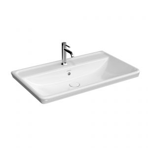 Раковина Kerama Marazzi Элеганс 80 KMELWb80GWh1 мебельная/подвесная белая глянцевая