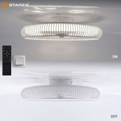 Люстра светодиодная управляемая с вентилятором FAN FRAME 45W+15W R-APP-500x125-WHITE/WHITE-220-IP20