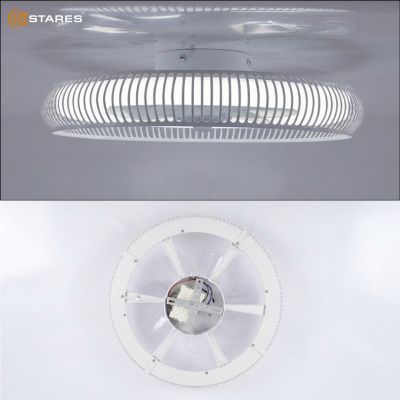 Люстра светодиодная управляемая с вентилятором FAN FRAME 45W+15W R-APP-500x125-WHITE/WHITE-220-IP20