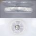 Люстра светодиодная управляемая с вентилятором FAN FRAME 45W+15W R-APP-500x125-WHITE/WHITE-220-IP20