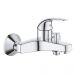 Смеситель однорычажный для ванны Grohe BauCurve 23599000, настенный монтаж, хром