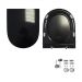 Унитаз-компакт Sanita luxe  Best Color Black BSTSLCC06100522,с черным сиденьем из дюропласта