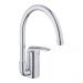 Смеситель однорычажный для кухни Grohe Eurodisc 32259001, высокий излив, хром