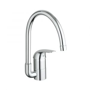 Смеситель однорычажный для мойки Grohe Euroeco 32752000 высокий излив, хром