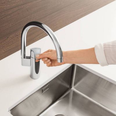 Смеситель однорычажный для мойки Grohe 33202002 Eurosmart New для кухни, хром