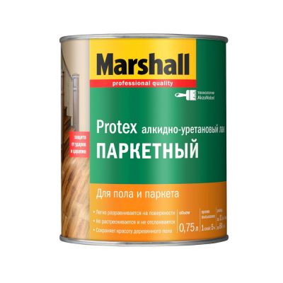 Лак Marshall Protex Паркетный полуматовый 0,75л.