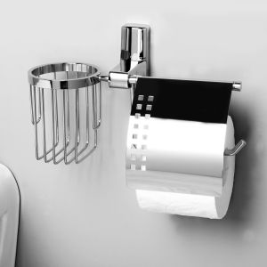Держатель туалетной бумаги и освежителя Wasser Kraft Leine К-5059 хром
