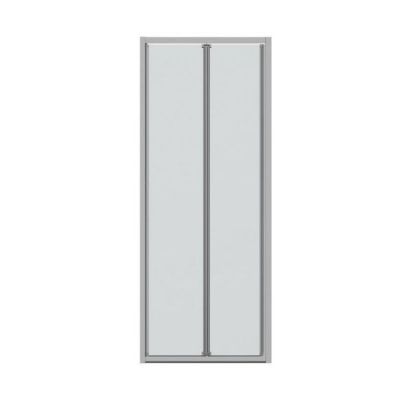 Душевая дверь в нишу BRAVAT DROP BD100.4120A 1000х2000 мм 1 складная дверь, профиль алюминий полированный