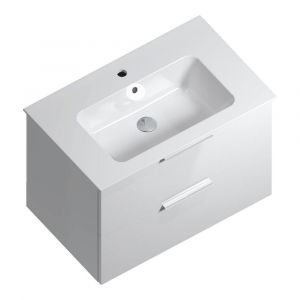 Тумба Kerama Marazzi Piano/Пиано PI.75WHT, подвесная белая 2 ящика