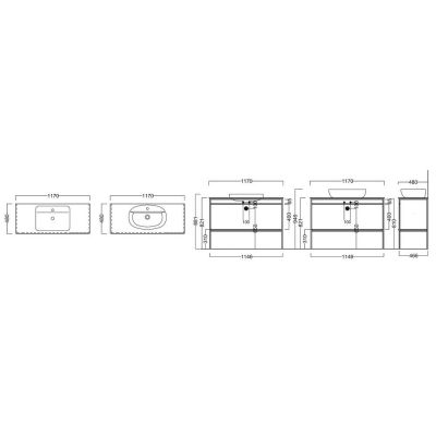Металлическая структура Kerama Marazzi Plaza Next/Плаза Некст PL.N.120.01\BLK.M напольная, чёрный матовый