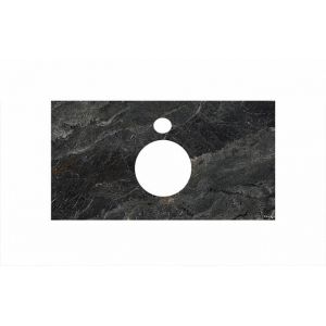 Столешница Kerama Marazzi Plaza/Плаза PL1.VT93\100 Риальто темно-серый  лапатированный для накладных раковин